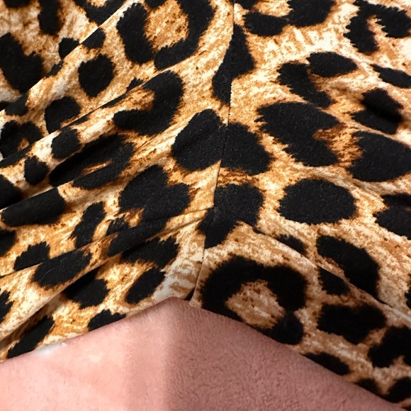 Leopard Print and Black Lounge Pants - Picture 5 of 7